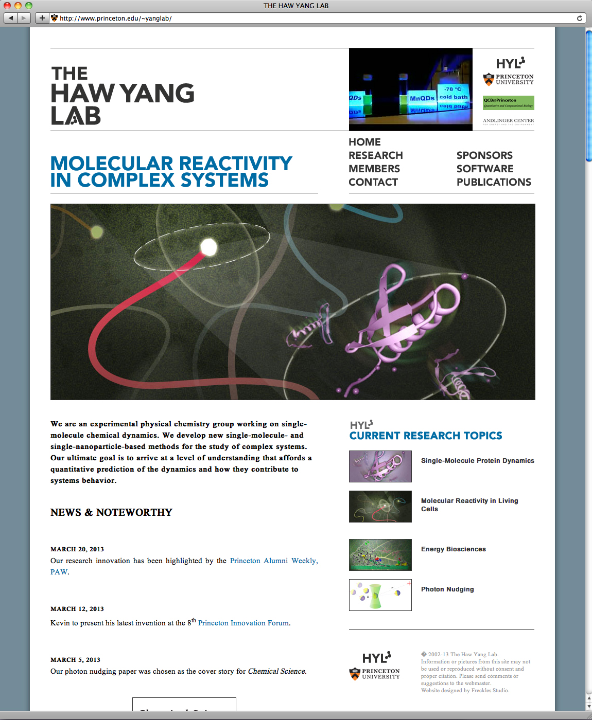 Haw Yang Lab online